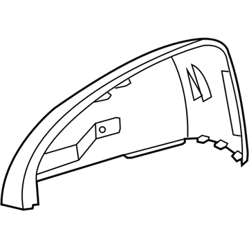 Volkswagen Touareg Mirror Cover - 7P6-857-537-GRU