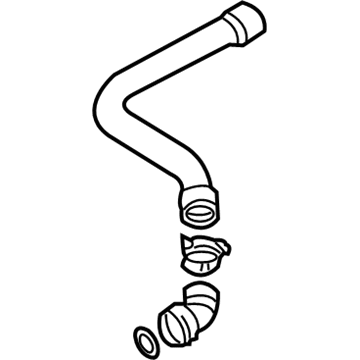 1998 Volkswagen Beetle Radiator Hose - 1C0-122-101-H