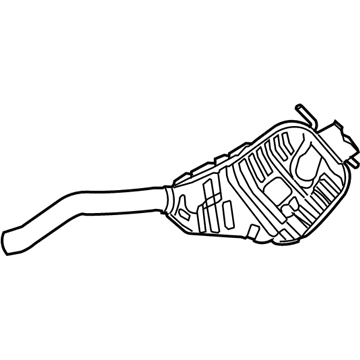 Volkswagen Phaeton Muffler - 3D0-253-609-AA