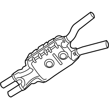 Volkswagen Phaeton Muffler - 3D0-253-409-G