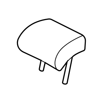 Volkswagen 11A-885-900-A-WHQ Headrest, Center