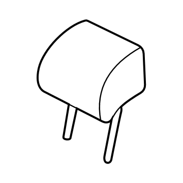 Volkswagen 11A-885-901-C-WHQ Headrest, Outer