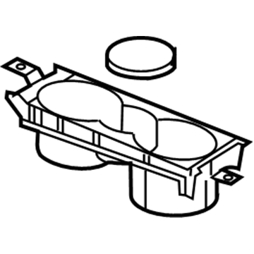 Volkswagen Jetta Cup Holder - 5K0-862-531-A-95T