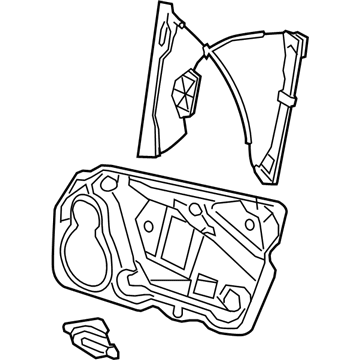 Volkswagen Passat Window Regulator - 3C1-837-461-L