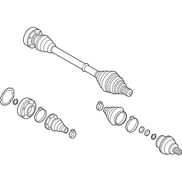 Volkswagen Golf Alltrack Axle Shaft - 5Q0-501-203-A