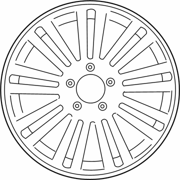 2018 Volkswagen Passat Alloy Wheels - 561-601-025-AC-8Z8