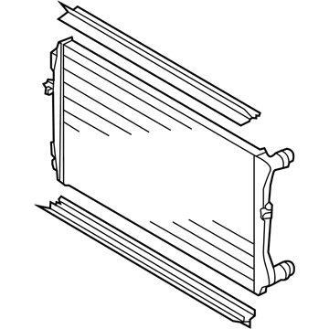 Volkswagen Passat Radiator - 5K0-121-251-Q