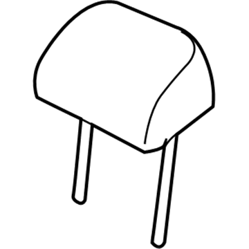 Volkswagen 7P6-885-900-F-OBK Headrest