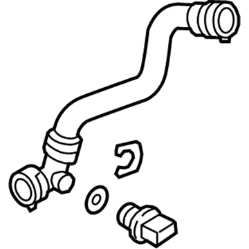 2012 Volkswagen Touareg Radiator Hose - 7P0-122-051