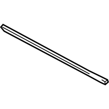 Volkswagen Touareg Weather Strip - 7L6-837-477-D-9B9