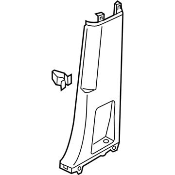 Volkswagen Atlas Cross Sport Pillar Panels - 3CN-867-292-A-82V