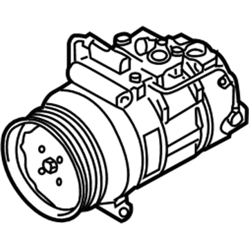 Volkswagen Phaeton A/C Compressor - 4E0-260-805-F