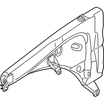 Volkswagen Touareg Washer Reservoir - 7L0-955-453-F