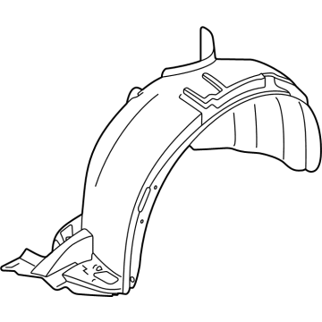 Volkswagen Fender Splash Shield - 5NN-805-911-B