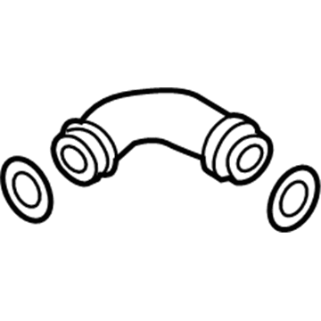 Volkswagen Intercooler Hose - 1K0-145-828-Q