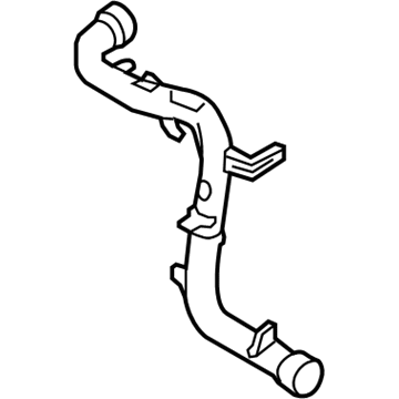 Volkswagen Eos Intercooler Hose - 1K0-145-770-K