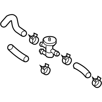 Volkswagen 7P0-122-073-B Coolant Hose