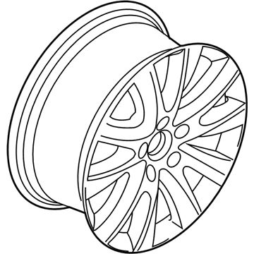 Volkswagen Tiguan Alloy Wheels - 5N0-601-025-M-8Z8