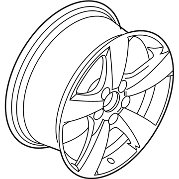 Volkswagen Tiguan Alloy Wheels - 5N0-601-025-AS-8Z8