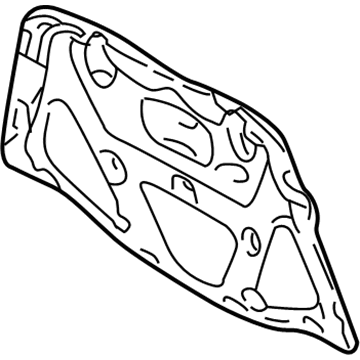 Volkswagen 7L6-863-835-B Insulator Pad