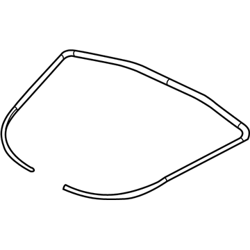 Volkswagen Touareg Weather Strip - 7L6-823-707-C