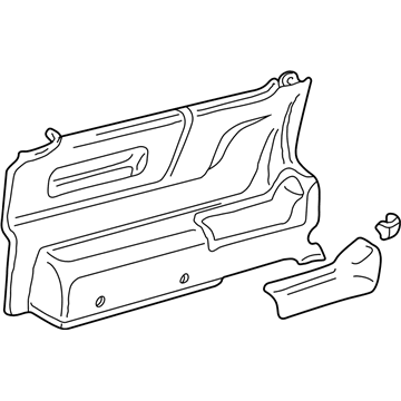 Volkswagen 705-867-035-2VW Side Trim