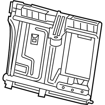 Volkswagen 7L6-885-512-AB Seat Back Frame