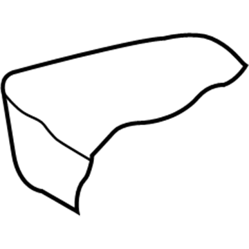 Volkswagen Cabrio Seat Cushion Pad - 1E0-885-375-C