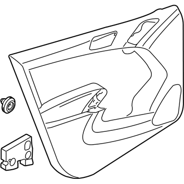 Volkswagen 5N0-867-011-B-XNA Door Trim Panel