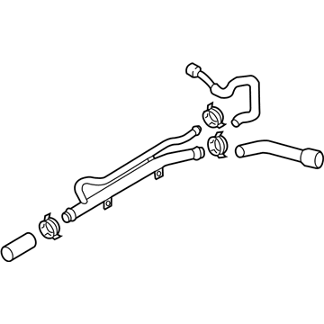 2016 Volkswagen Touareg Coolant Pipe - 7P6-121-070-AP