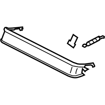 Volkswagen 7P0-877-651-B-9B9 Air Deflector