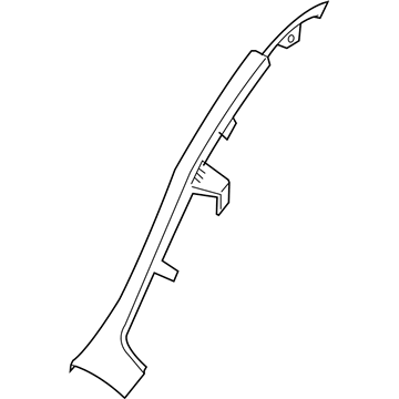 Volkswagen 1K4-867-766-A-82V Lower Quarter Trim