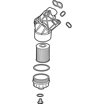 Volkswagen Oil Filter Housing - 03H-115-403-AA