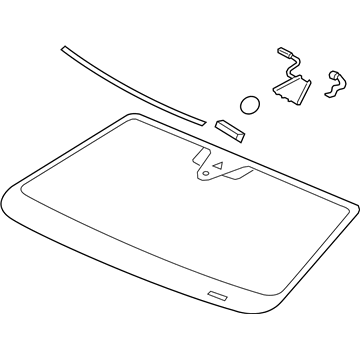 Volkswagen Atlas Windshield - 3CN-845-011-M-NVB