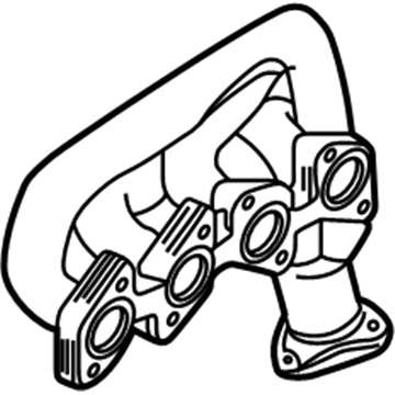 Volkswagen Touareg Exhaust Manifold - 077-253-034-T