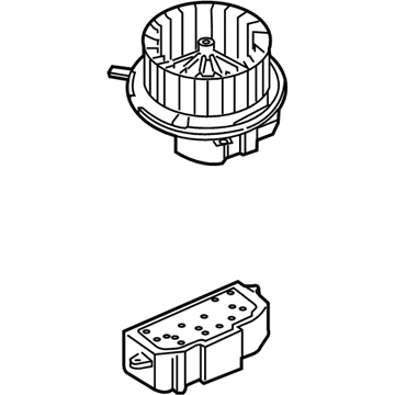 Volkswagen Passat Blower Motor - 561-820-015-E