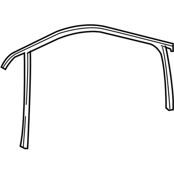 Volkswagen Tiguan Window Channel - 5N0-837-431-G-5AP