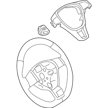 Volkswagen Steering Wheel - 5GM-419-091-AE-E74