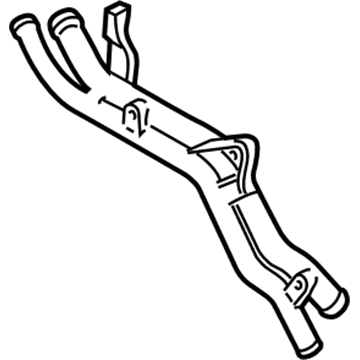 2014 Volkswagen Beetle Coolant Pipe - 5C0-121-070-J