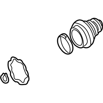 Volkswagen EuroVan CV Joint Boot - 7D0-498-201