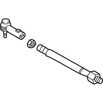 Volkswagen Jetta Tie Rod End - 1J0-422-803-H