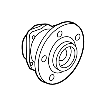 Volkswagen Wheel Bearing - 5WA-407-621-B
