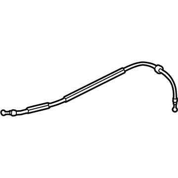 Volkswagen Touareg Hood Release Cable - 7P6-823-535