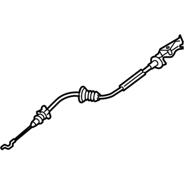 Volkswagen GTI Door Latch Cable - 5G4-839-085-B