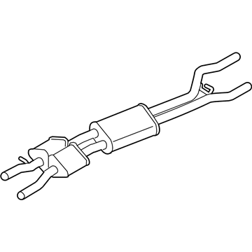 Volkswagen Touareg Muffler - 7P6-253-209-N