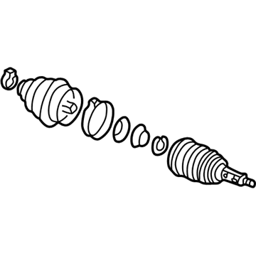 Volkswagen 1KM-498-099-A Outer Joint Assembly
