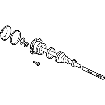 Volkswagen Jetta CV Joint - 1KM-498-103