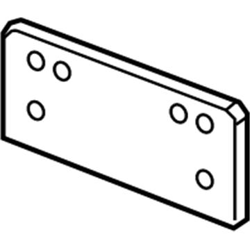 Volkswagen License Plate - 5N0-807-287-C-9B9