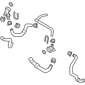 Volkswagen Golf R Radiator Hose - 5Q0-122-101-DR