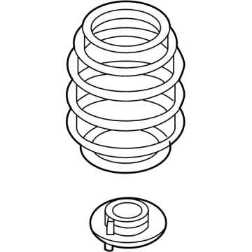 Volkswagen Air Suspension Spring - 1EA-511-103-K